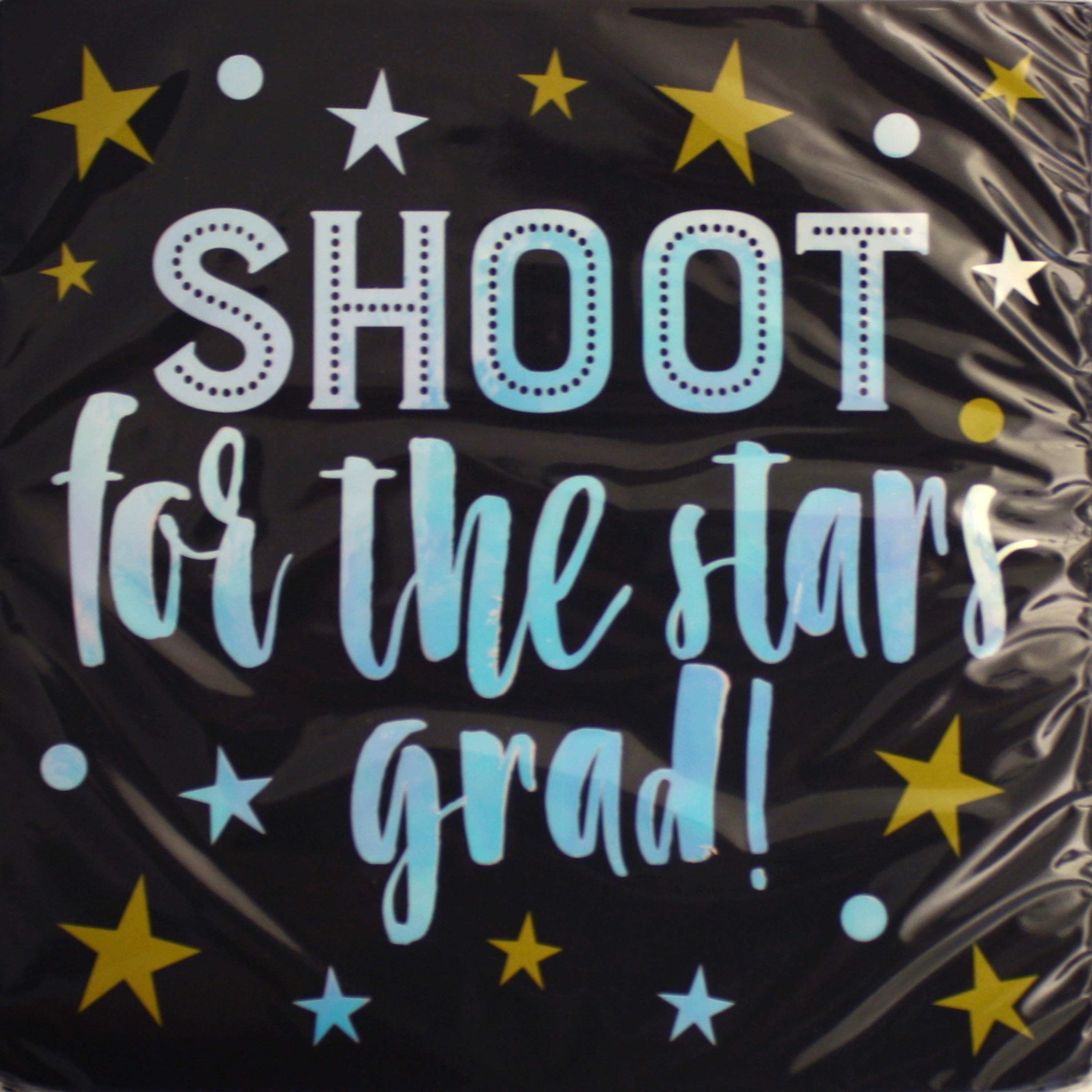Foil Stars Congrats 2018 Graduation Paper Luncheon Napkins 6 5 In