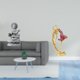 thumbnail image 2 of Estatua de Guan Yin, bailarina de ballet, escultura, figura de piedra, resina, artesanía, obra de arte, estilo tradicional chino, adecuada para sala d, 2 of 8