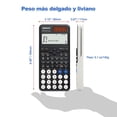 thumbnail image 3 of Calculadora Científica Pendancy 417 Función 12 Dígitos Pantalla Escrita Solares y Batería para Estud, 3 of 8