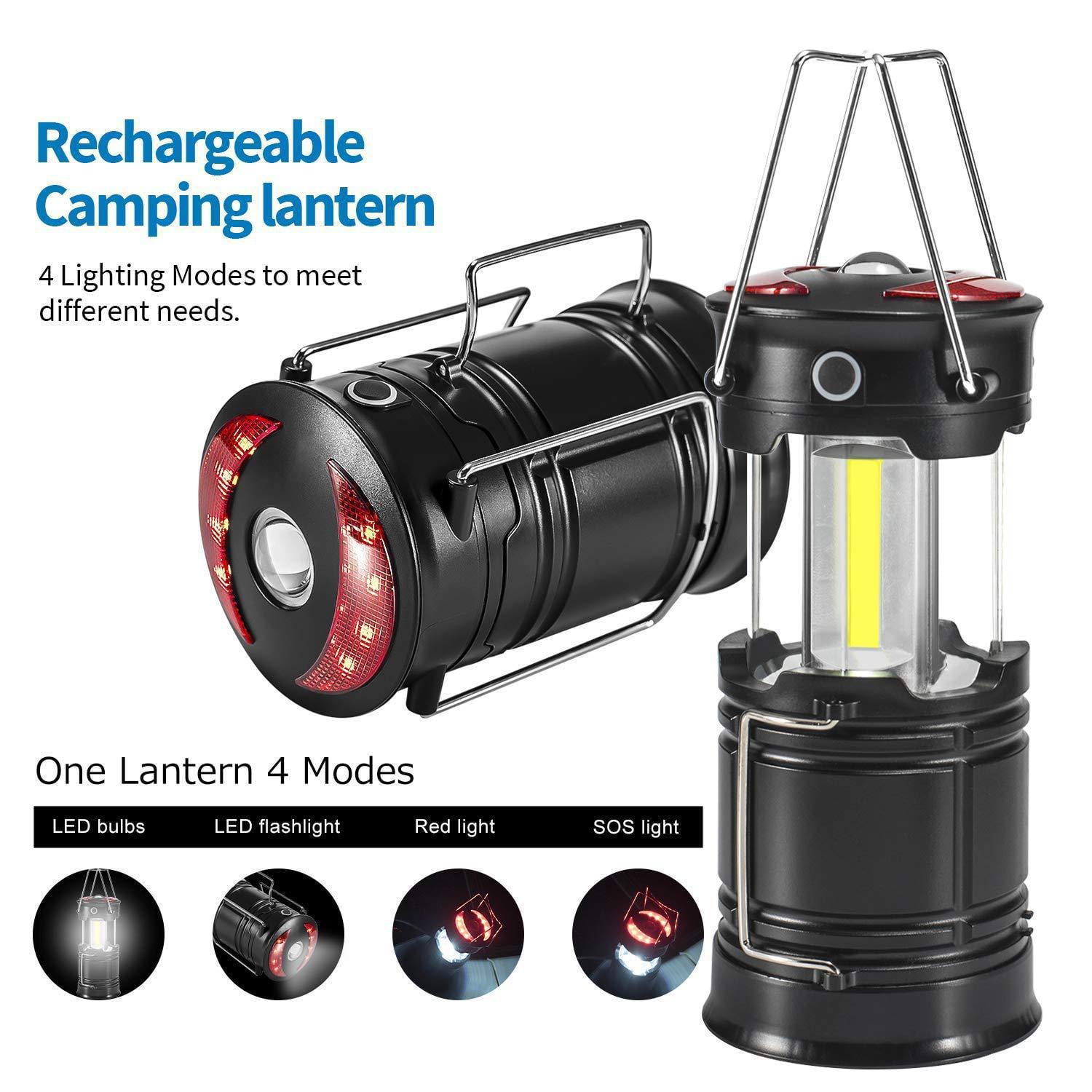 LED Lantern with Base Battery Powered and Operated Camping