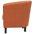 thumbnail image 4 of Mod Uptown Chesterfield Chair, Orange, 4 of 5