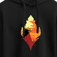 thumbnail image 3 of Raya and the Last Dragon - Raya Silhouette - Juniors Cropped Pullover Hoodie, 3 of 5