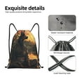 thumbnail image 4 of Daiia Sunset Meditating Doberman Pattern Drawstring Backpack, Gym Bag, Lightweight Backpack, Water-Resistant Bag Travel Sports Backpack, Fitness Bag, Yoga Bag-Medium, 4 of 6