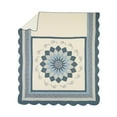 thumbnail image 5 of Modern Heirloom Charlotte Blue Pillow Sham, Standard, 5 of 5