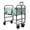 Green, variant on Foldable Dog Bath Cart for Dirty Outdoor Dogs,Adjustable Height pet Bath Cart for Small and Medium Dog  and Cats,Four-Wheel Bathing Cart with Brake,No Need to Carry Your Muddy Pup Home