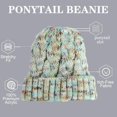 thumbnail image 2 of GFDYREE Tuque pour Queue de Cheval pour Femmes avec Bouton pour Masque, Tuque Chignon Haute et Décoiffée avec Trou pour Queue de Cheval, 2 of 6
