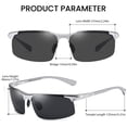 thumbnail image 3 of Gafas de Sol DUCO DC8277 de Fibra de Carbono Polarizadas para Hombre, 3 of 6