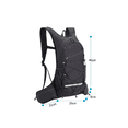 thumbnail image 3 of Mochila Hidratación 2l Ciclismo Campismo Hiking Bolsa Agua Negra, 3 of 5