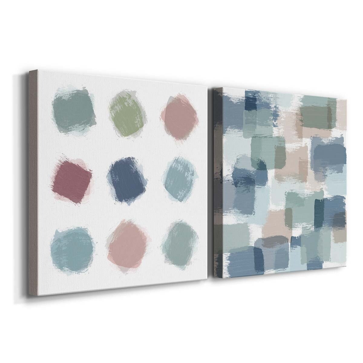 Sunflower Summer I - Premium Gallery Wrapped Canvas - Ready to Hang Set of 2 - 24 x 24 Each
