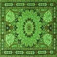 thumbnail image 1 of Ahgly Company Indoor Square Persian Green Traditional Area Rugs, 8' Square, 1 of 1
