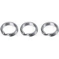 thumbnail image 1 of HUGFEGWE Stainless Steel Fishing Tackle,Split Rings Connector Fishing Tackle Bait Double Circle Split Rings Connector Split Rings Lure for Fishing Tackle Kit for Fishing CJB91-70876, 1 of 2