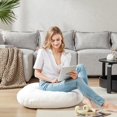 thumbnail image 3 of Codi Round Floor Pillow Insert 2 Sets, Large Thick Meditation Cushion, Circular Seating Cushions and Pouf Inserts, 32 Inch, Memory Foam Added (Advanced), 3 of 7