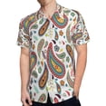 thumbnail image 4 of High Quality Hawaiian Shirts for Men Short Sleeve Aloha Beach Shirt Floral Summer Casual Button Down Shirts Blouses F6SHTG, 4 of 7