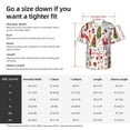 thumbnail image 5 of Disketp Hawaiian Shirts For Men,Snowflakes Santa Claus Christmas Tree Print Mens Casual Short Sleeve Button Down Shirts Beach Shirt, 5 of 7
