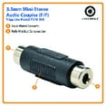 thumbnail image 2 of Tripp Lite P310-000 3.5mm Stereo Audio Coupler, 2 of 3