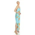 thumbnail image 2 of White Mark Women's Floral Sleeveless Side Slit Maxi Dress, 2 of 7