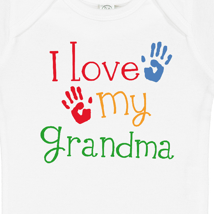 Inktastic I Love My Grandma Boys or Girls Baby Bodysuit