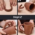 thumbnail image 1 of OULII Back to School Sculpture Modeling Tools for Art Creation Wood 1Pack, 1 of 8