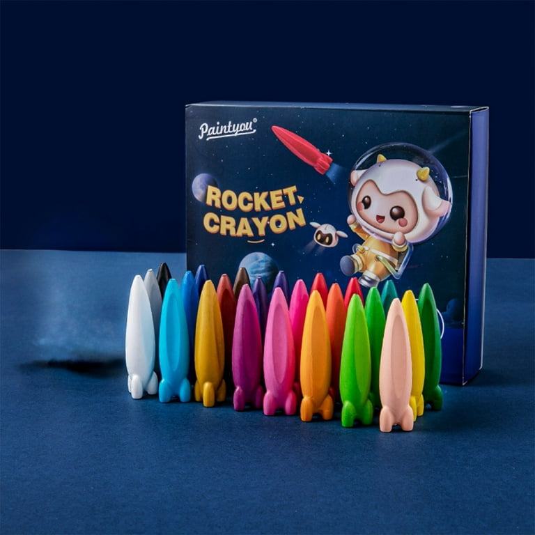 Creative 24 Colors Kids Drawing Toys Crayons Set Fashion Office School  Supplies Cartoon Children Coloring Graffiti