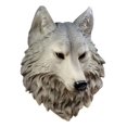 thumbnail image 5 of Ebros Large Gray Timber Wolf Head Wall Decor Plaque 16.5"Tall Taxidermy Art Decor, 5 of 8