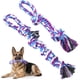 thumbnail image 1 of Juguetes de Cuerda para Perros Que mastican con Fuerza - Paquete de 2 Juguetes interactivos de Repuesto para Masticar y aliviar el bruxismo de Las Mascotas, Juguete para Tirar y aflojar para, 1 of 9