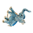 thumbnail image 4 of Lindo llavero de elefante de aleación de zinc lindo colgante de diamantes de imitación pequeños adornos accesorios decorativos para mujeres azul estándar, 4 of 5