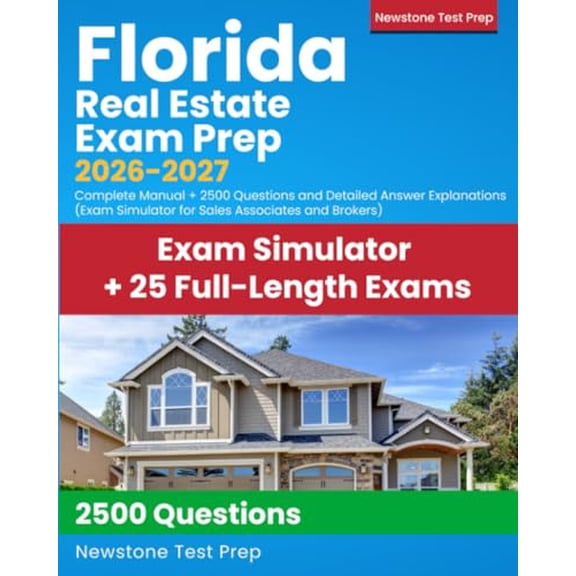 Pre-Owned Florida Real Estate Exam Prep 2026-2027: Complete Manual + 2500 Questions and Detailed Answer Explanations (Exam Simulator for Sales Associates and Brokers), 9781989726921, 1989726925, Pape