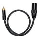 thumbnail image 2 of Cable XLR A AV, Conector Chapado En Oro Con Núcleo De Cobre XLR Macho A Cable De Enchufe AV Versátil Para DVD VCD TV Radio, 2 of 7