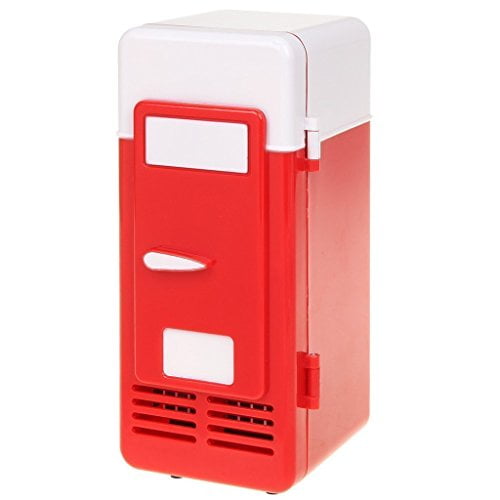 2 in 1 Mini USB Refrigerators Portable Beverage Drink Cans Cooler Warmer