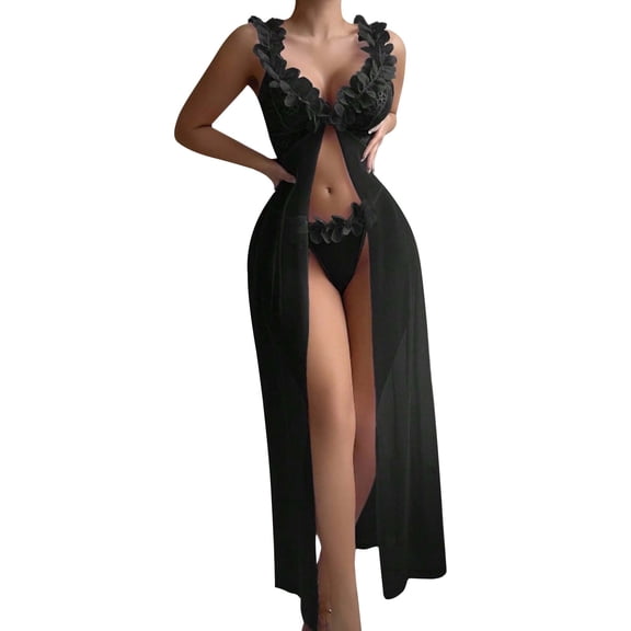 Sexy Lingerie for Women Long Strapless Maxi Dress with Netting and Lace Back for Pure Desire Style Lingerie Skirt