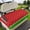 Red, variant on Golf Cart Seat Covers for 2 Seater,Yellow Lemon Microfiber Cart Seat Towel Blanket,Blue Leaf Vintage Botanical Summer Spring Absorbent Breathable NonSlip Bench Seats Protector for Golf Course 51"x31"