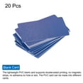 thumbnail image 3 of Uxcell Blank Cards, 30 Mil Graphic Quality Navy Blue Plastic Cards for Photo ID Badge Printer, 20 Pack, 3 of 5