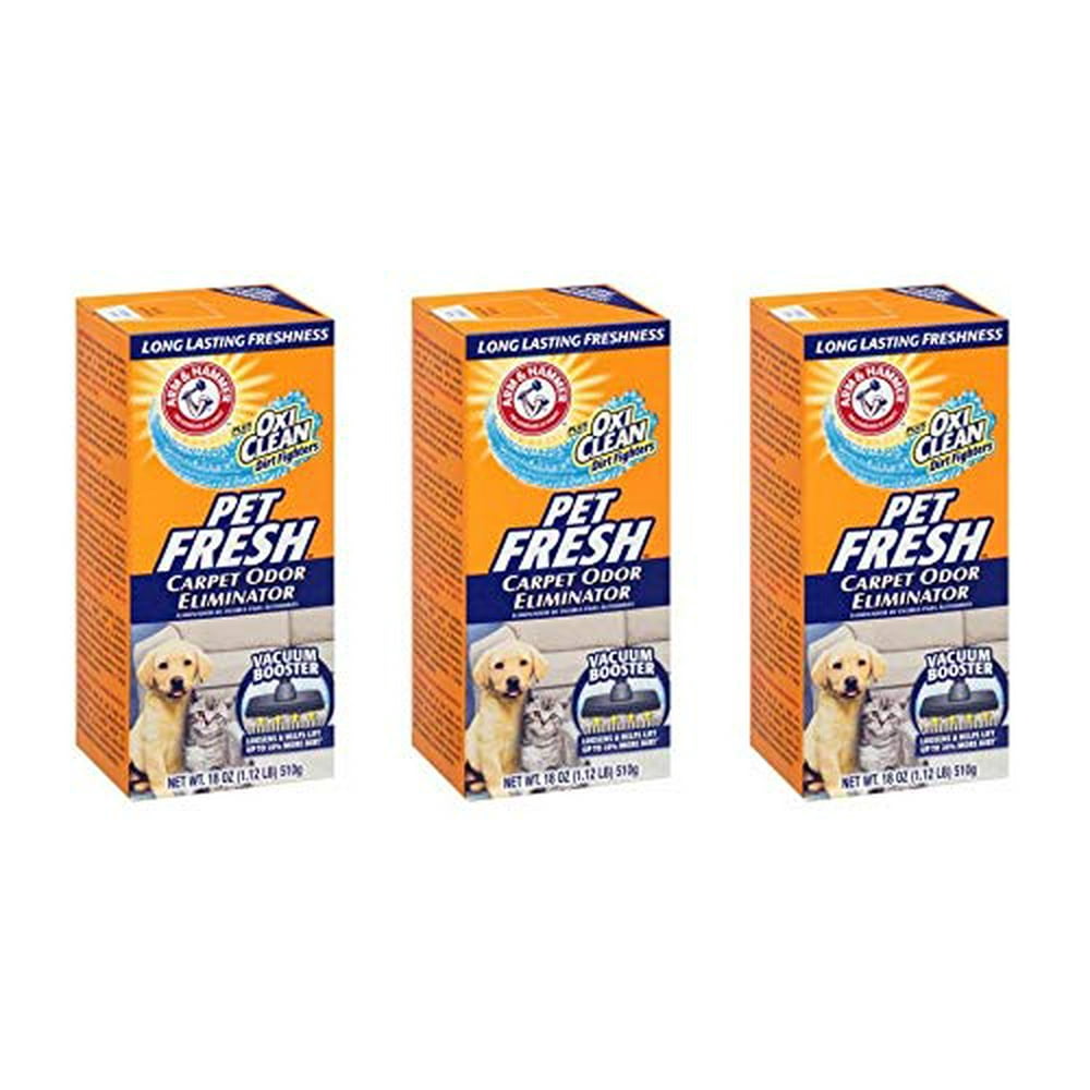 Arm & Hammer Pet Fresh Carpet Odor Eliminator Plus Oxi Clean Dirt