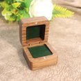 thumbnail image 1 of Joyero de nogal negro, caja para anillos, caja cuadrada, caja de madera, caja para propuesta de matrimonio, caja de regalo para anillo para mujer, 1 of 6
