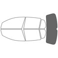 thumbnail image 2 of Rvinyl Window Tint Kit Compatible with Volkswagen GTI 2007-2009 (4 Door) - Rear Windshield Precut, 2 of 8