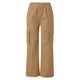 thumbnail image 5 of Gibobby Pantalones tipo cargo mujer Pantalones de pierna ancha de talle sin cinturón para mujer Pantalones de estilo relajado de pierna recta Pantalones casuales(Caqui,XL), 5 of 5