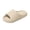 Khaki, variant on Womens Mens Backless Platform Sandals Breathable Open Toe Non Slip Quick Drying Bathroom Shower Slides