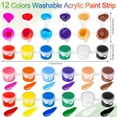 thumbnail image 5 of 400 Pcs Mini Paint Acrylic Set for Adults, 12 Colors Acrylic Bulk Paint Kit with Paint Brushes for Canvas Clay Model Crafts Paint Party Favors Halloween Painting Supplies, 5 of 7