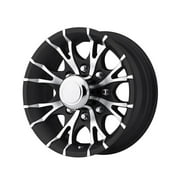 16X6 8-Lug on 6.5" Aluminum T07 Trailer Wheel - Black - T07-66867BM