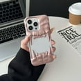 thumbnail image 2 of LANFENG Hollow-Out Crinkle Tiger Teeth iPhone 16 Plus Case Cream White Electroplated Matte Finish Shockproof Silicone Soft Cover, 2 of 8