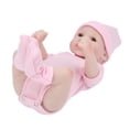 thumbnail image 4 of Muñeca renacida de simulación corporal muñeca renacida de silicona de 10 pulgadas muñeca realista súper linda para padres jóvenes niños amigos personas mayores regalo ANGGREK Otros, 4 of 8