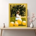 thumbnail image 5 of Modern Yellow Picture Frame Flat Custom Framing - Popular Sizes, 5 of 5