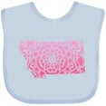 thumbnail image 3 of Inktastic Montana Silhouette Mandala Boys or Girls Baby Bib, 3 of 4