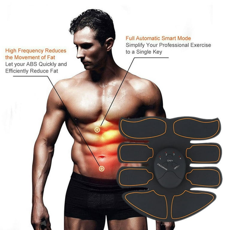 NEW Battery Abdominal Muscle Stimulator EMS WEIGHT LOSS Abdominal Trainer  Abs US