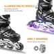 thumbnail image 5 of Greeniant Patines en línea ajustables, patines con ruedas iluminadas, patines para niños Pescar Numero 3 Greeniant OD016541-03, 5 of 6