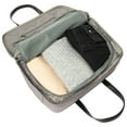 thumbnail image 6 of Protege 18" Carry on Adjustable Strap Weekender Duffel with Luggage Pass Through, Taupe, 6 of 13