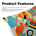 thumbnail image 2 of Geometric Cube Set of 2 Velvet Throw Pillow Covers Inserts for Bed Pillow, Decorative Pillows - 16x16 18x18 20x20 Inches with Unique Patterns for Various Occasions, 2 of 6