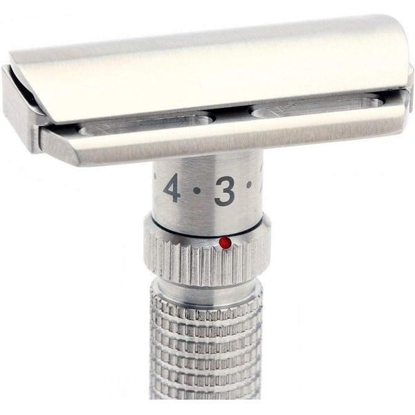 Rex Supply Co. Ambassador Adjustable Stainless Steel DE Safety Razor