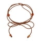 thumbnail image 1 of Ofertas Únicas 1 Pc Cinturón de Festival Elegante Cuatro Perlas Cuerda Ajustable delgada para Mujeres Marrón Claro, 1 of 5