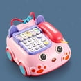 thumbnail image 3 of Baby Educational Toy, Interactive Learning Phone, 4 Game Modes Including Piano Cognitive Music and Animal Sounds, Removable Handset, Digital Keypad, Colorful Rotating Lights, 3 of 5